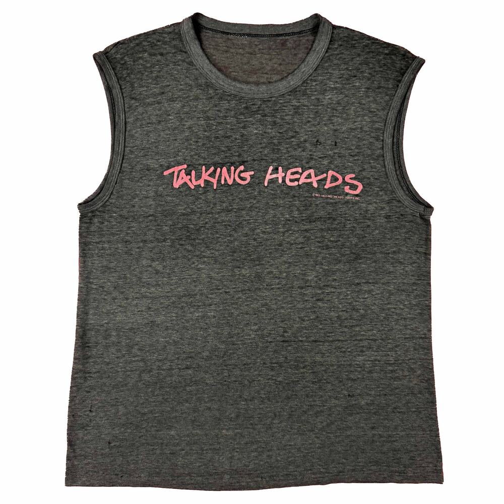 1983 80s The Talking Heads Speaking In Tongues Promo Sleeeveless T-Shirt Medium